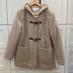 Calvin Klein wool dress coat